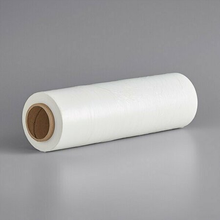 LAVEX 18'' x 1500' 80 Gauge White Tint Stretch Wrap / Hand Film, 4PK 183HFWHT1500